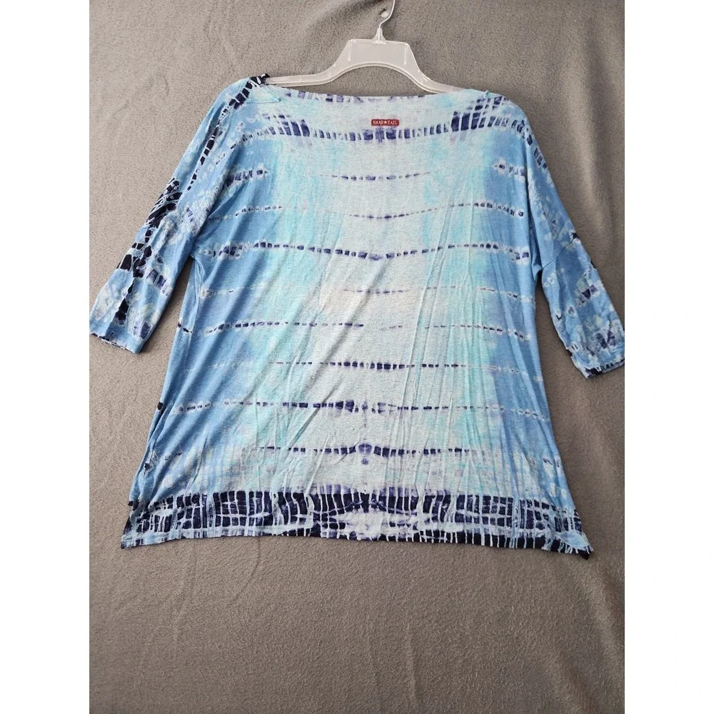 NWOT Hard Tail Forever Oversized Top Sz S Tie Dye Slouchy Alternative Colorful